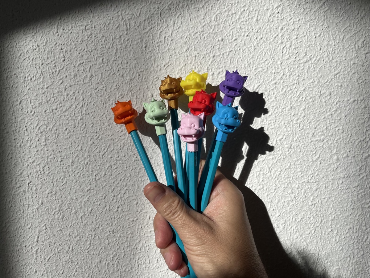 Lápices con figuras de Elipón